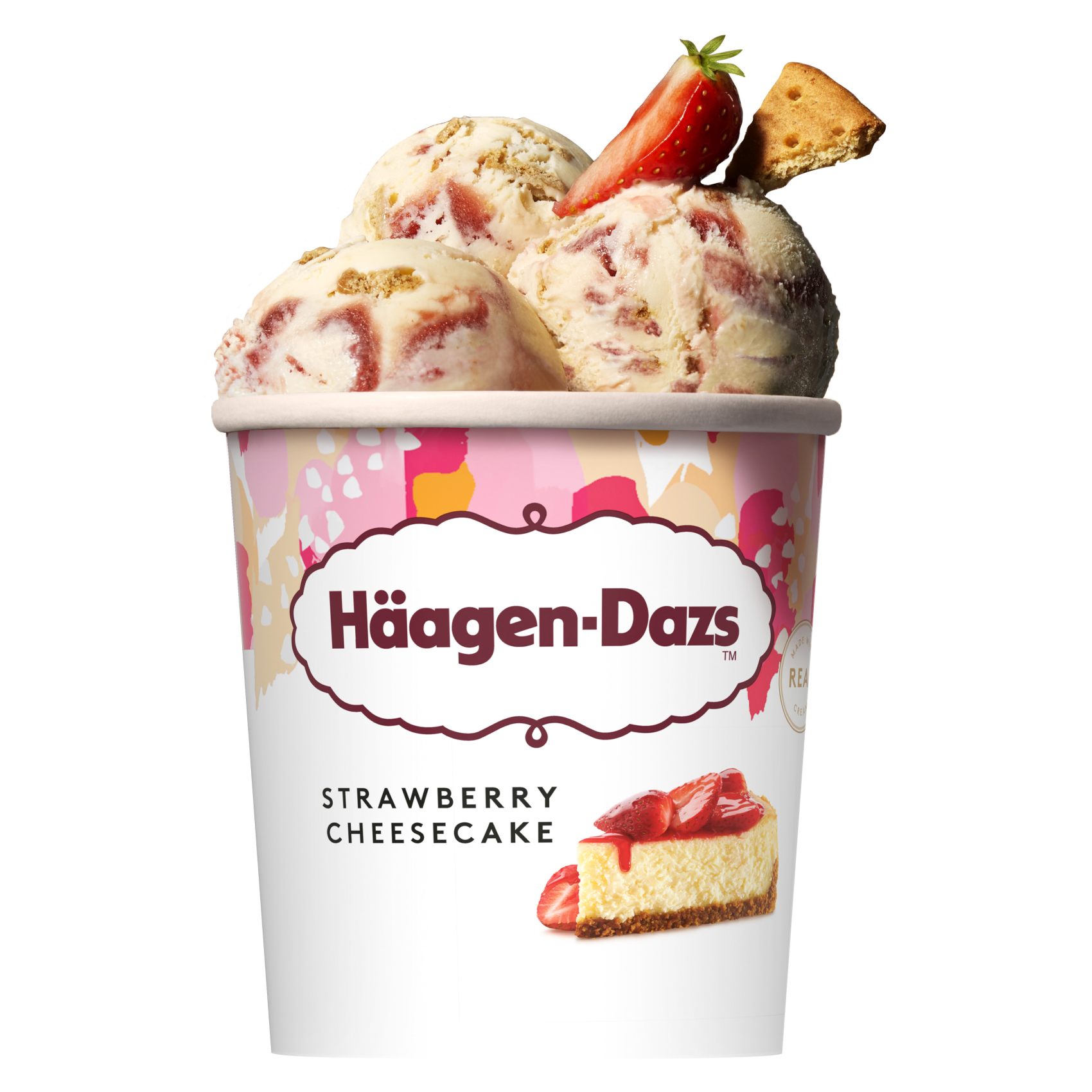 Haagen Dazs Strawberry Cheesecake Ice Cream 460ml