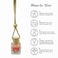 FRESH Bubble gum Car Air Freshener Perfume Hanging Air Freshener, Long-Lasting Scent, Stylish Glass Bottle With Rope