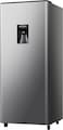 Hisense 177L Net Capacity Single Door Compact Refrigerator With Water Dispenser, Silver, RR233N4WSU