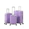 STARLIFE 3 Piece ABS Hard side Trolley Luggage Set Spinner Wheels with Number Lock 20/24/30 Inch