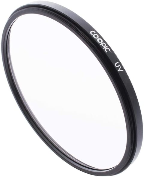 COOPIC 77mm UV Ultra-Violet Filter Lens Protector Compatible with Canon Nikon DSLR Cameras