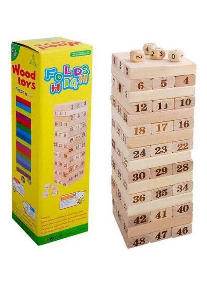 Buy Generic 48-Piece Folds High Building Block Set Online | Carrefour KSA