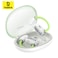 Baseus Eli Sport 1 Open Ear Air conduction Earphones Bluetooth 5.3 Wireless Earbuds With Earhooks 30H Battery Life IPX4 Waterproof Immersive Stereo Sound Headphone For Gym/Running And Many More Green