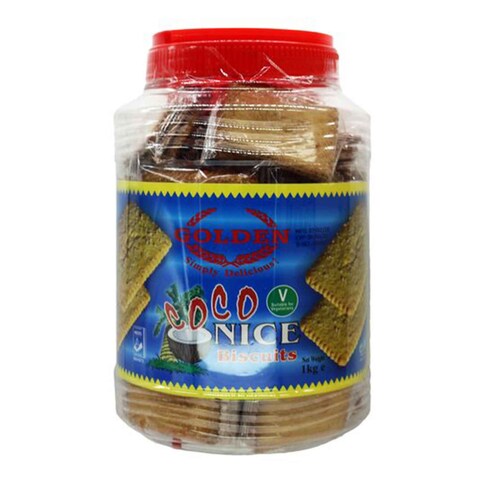 Golden Nice Coconut Biscuits 1Kg