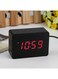 Generic - LED Display Temperature Digital Alarm Clock Black 10centimeter