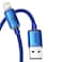 Baseus USB to Lightning Braided Cable (1.2m) Crystal Shine Series Charge &amp; Sync Cable Blue