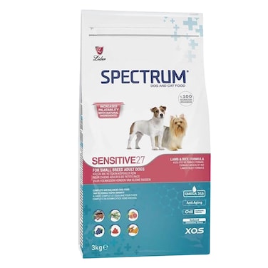 Spectrum Small Breed Sensitive 27 Adult Dog Food 3Kg