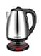 Sonashi Cordless Electric Kettle 1.8L, 1500W, SKT-1804, Black/Silver