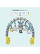 Moon Crib Hanging Toy Play Arch Stroller Crib Pram Activity Bar Plush Toy 0 M+, &lrm;44X9X30cm