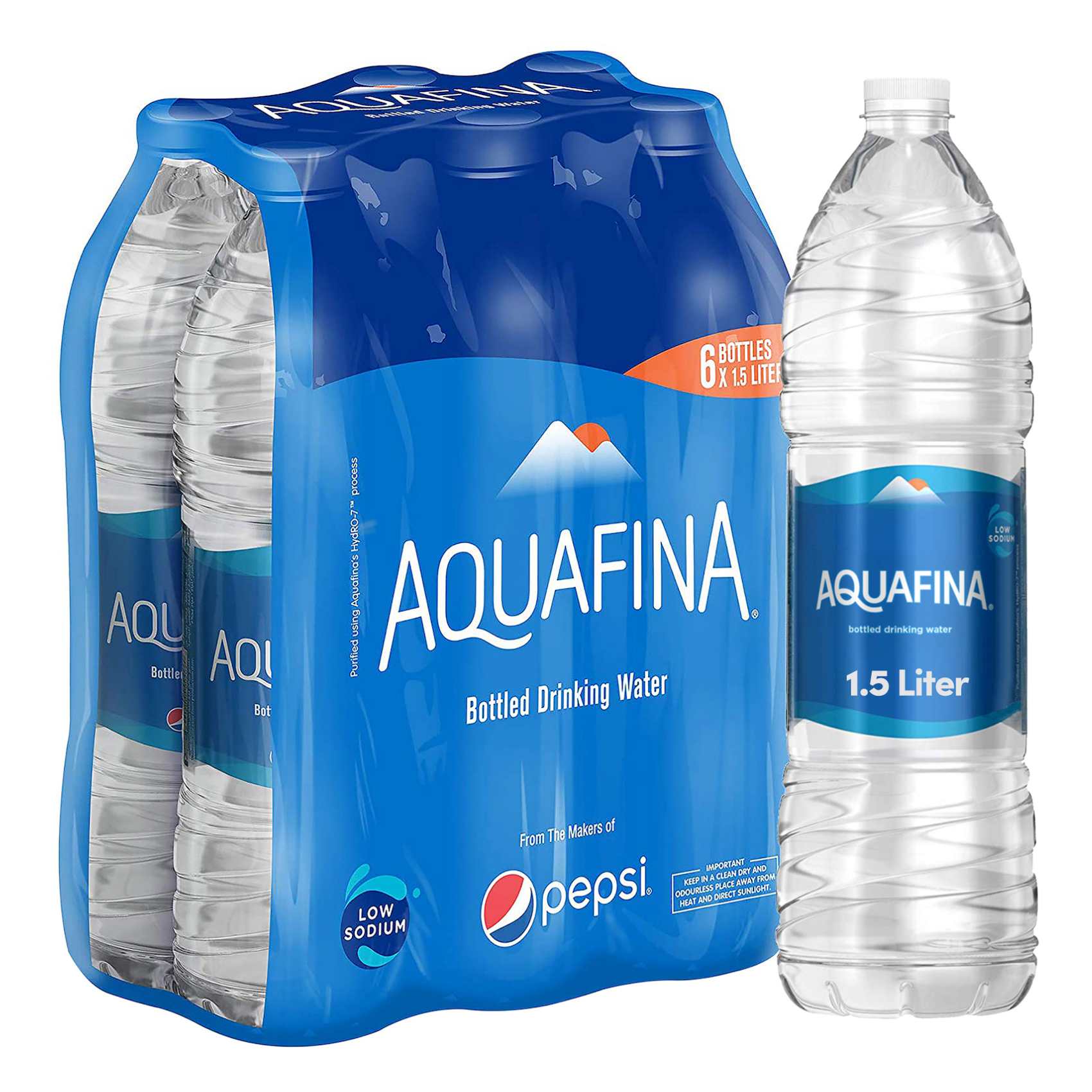 Aquafina Bottled Drinking Water 1.5L Pack of 6