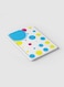 Lowha Spiral Notebook With 60 Sheets And Hard Paper Covers With Colored Circles Design, For Jotting Notes And Reminders, For Work, University, School