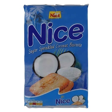 Nabil Nice Sugar Sprinkled Coconut Biscuits 40g x Pack of 12