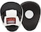 Max Strength Curved Black Focus Pads Rex Leather + Boxing Gloves 12Oz