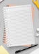 Lowha Spiral Notebook With 60 Sheets And Hard Paper Covers With Pastel Boho Girl Design, For Jotting Notes And Reminders, For Work, University, School