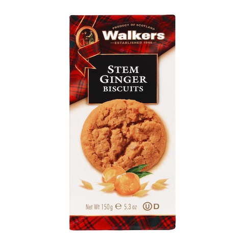 Walker&#39;s Stem Ginger Biscuits, 150g