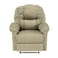 In House Velvet Classic Recliner Chair - Dark Ivory - NZ100