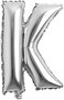 Generic K Letter Decorative Foil Balloon For Party 16Inch