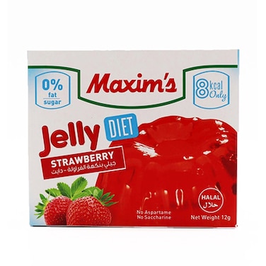 Maxims Jelly Strawberry Diet 12GR