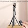 Yesido SF17 Selfie Stick for Cell Phones with Multifunctional Retractable Metal Tripod Stand - Black