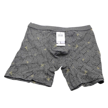 Motif Printed Mens Underwear Size XL Grey