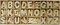 CraftDev Plain Wooden Alphabets Set (5 Pcs Each) Letters for Art and Craft Purpose