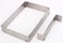 Generic Adjustable Square Mousse Cake Frame &ndash; Stainless Steel