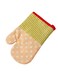 Generic Kitchen Oven Glove Pink/Gold 28X18Cm