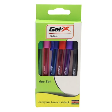 Gelx 6 Pieces Assorted Colours
