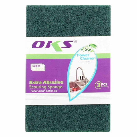 Oks 2 Pcs Heavy Duty Scouringpads 1