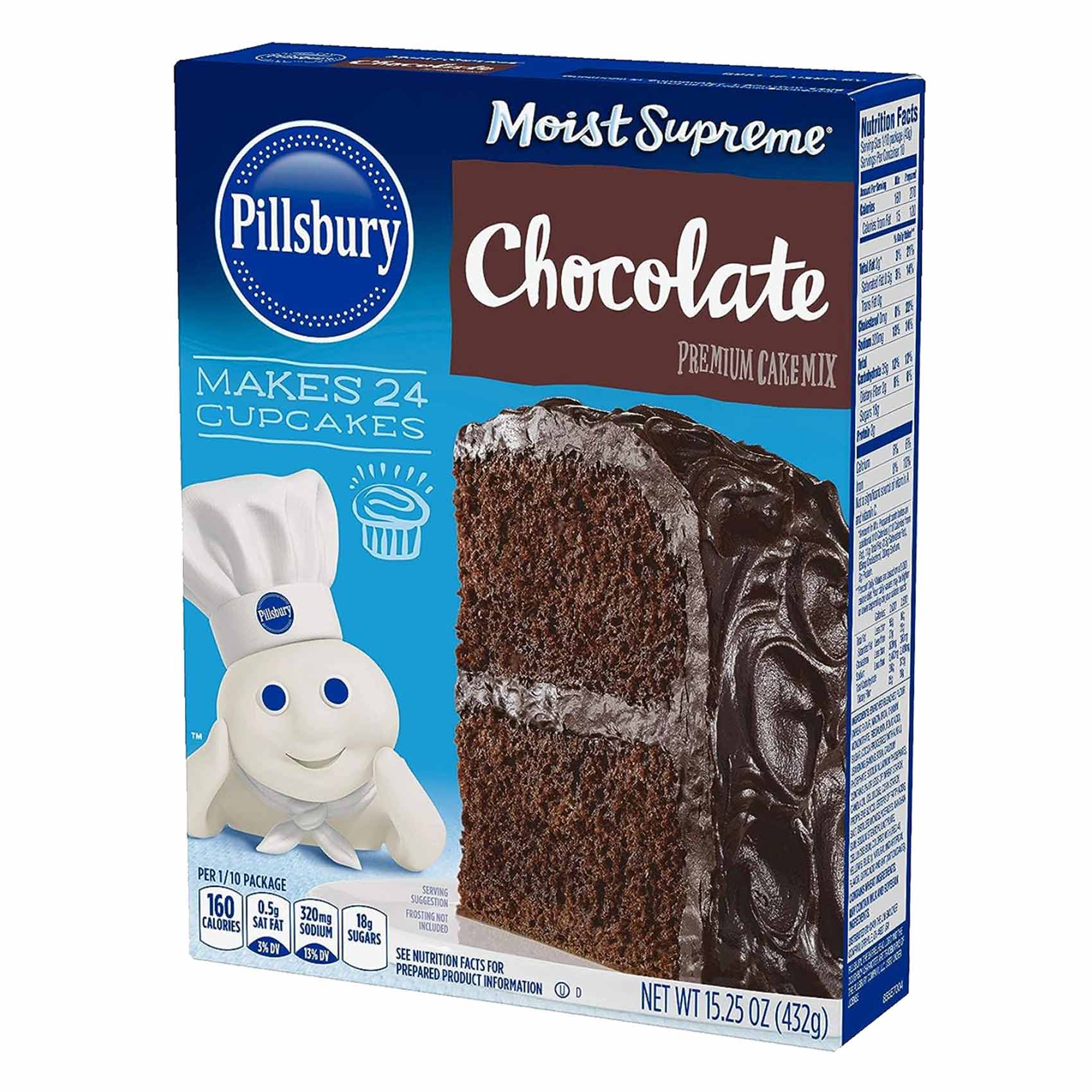 Pillsbury Cake Mix Premium Chocolate 432 Gram product thumbnail 4