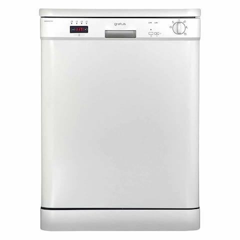 Gratus GDW12VTX1 Dishwasher 12 Plates Setting Silver