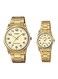 Casio - Stainless Steel Analog Quartz Couple Watch Set MTP/LTP-V001G-9BUDF
