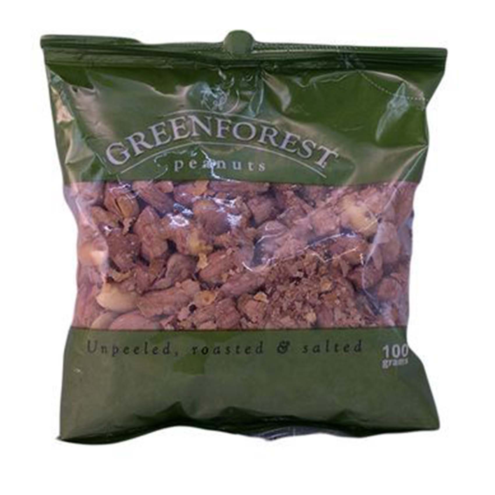 Green Forest Roasted And Salted Unpeeled Peanuts 100g