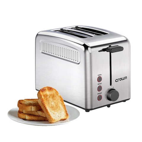 Crownline 2 Slice 920 Watts Stainless Steel Toaster TR-204