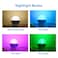 Generic-Romantic Starry Sky Projector Light Bedroom Baby Sleeping Nightlight with Music Rechargeable Rotating Dreamlike Stars Moon Projection Lamp