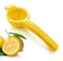 New Star Foodservice 42856 Enameled Aluminum Lemon Squeezer, Yellow