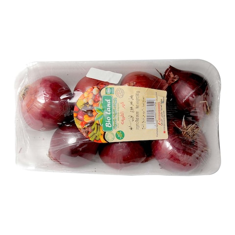 Bio Land Packed Organic Red Onions - 500gm