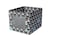 Box, white/black patterned38x42x33 cm