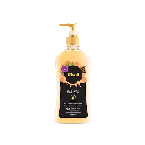 Rivoli Liquid Hand Soap with Black Orchid and Sandal Wood Scent - 450ml