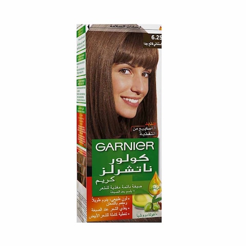 Garnier Color Naturals Creme Nourishing Permanent Hair Color 6.25 Very Light Chestnut