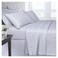 LC BED SHEET FLAT STR 220*240 WHITE