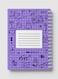 Lowha Spiral Notebook With 60 Sheets And Hard Paper Covers With Back To School Grid Lines Design, For Jotting Notes And Reminders, For Work, University, School