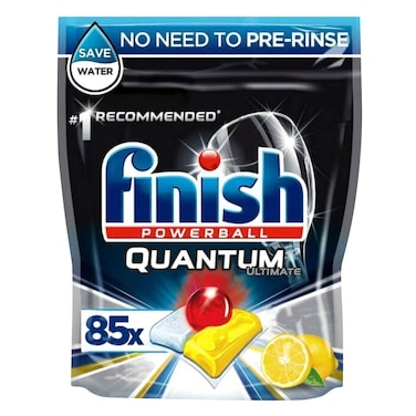 Finish Quantum Ultimate - Dish Washer Tabs, Lemon, 85 Tabs