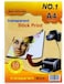 Generic Transparency Clear High Glossy A4 Sticker Labels Synthetic Paper Label Inkjet Clear Label Sheets For Inkjet Printer- 50 Sheets Pack [Ebos-St026B]