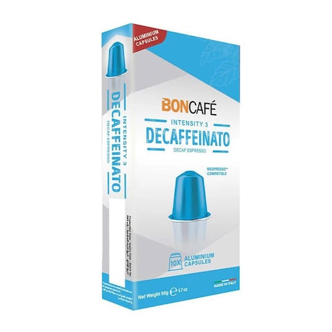 Bon Cafe Decaffeinato Nespresso Compatible Capsules - 10 Capsules