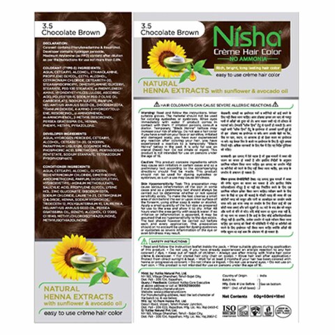 NISHACR?ME CHOC.BROWN H.COLOR 138ML