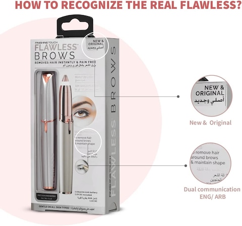 Flawless Brows Eyebrow Hair Remover &amp; Trimmer