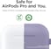 Elago Original Hang designed for Airpods Pro case cover with Carabiner - Lavender Grey