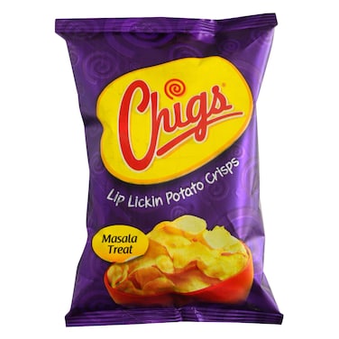 Chigs Masala Ribbed Crisps 100G