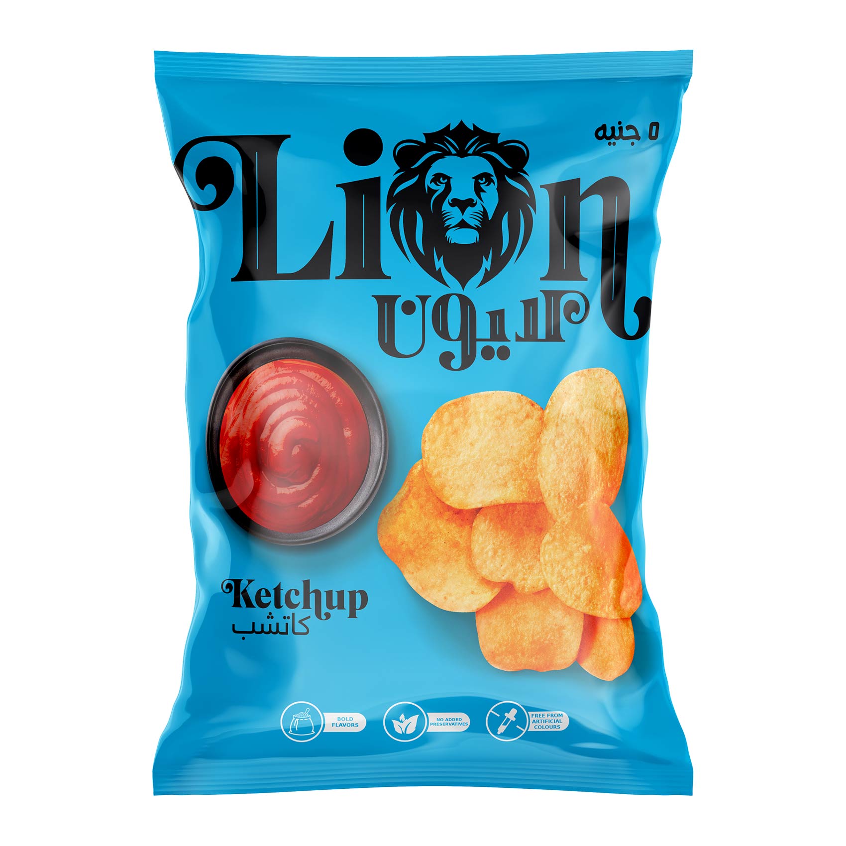 Lion Chips with Ketchup - 29 gram